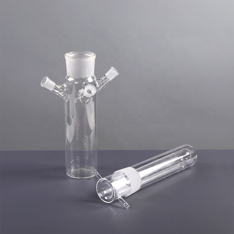 Customized High-purity Quartz Glass Reactor Container Bending Moulding Photocatalytic Degradation Internal Illumination Welding