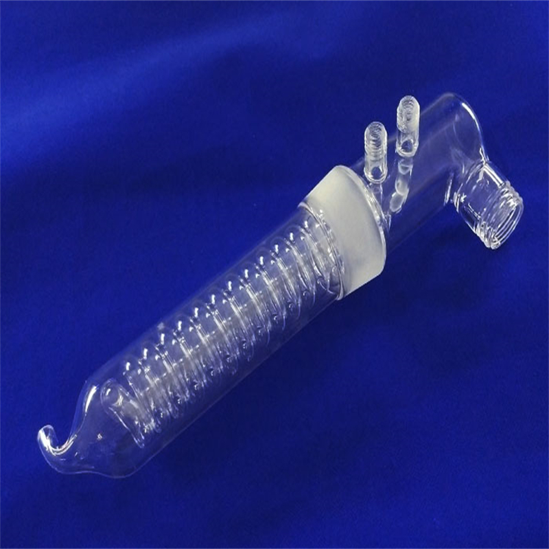 High Pressure Helical Heat Resistant Quartz Glass Reactor Spring Coil