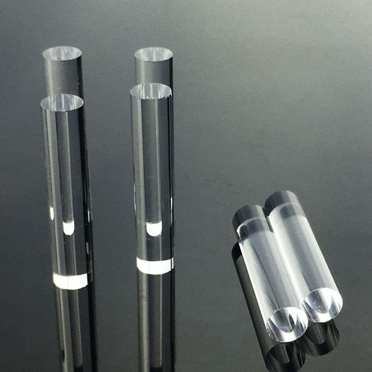 Half Round High Purity Polished Quartz Rod with Bending Welding Cutting Services