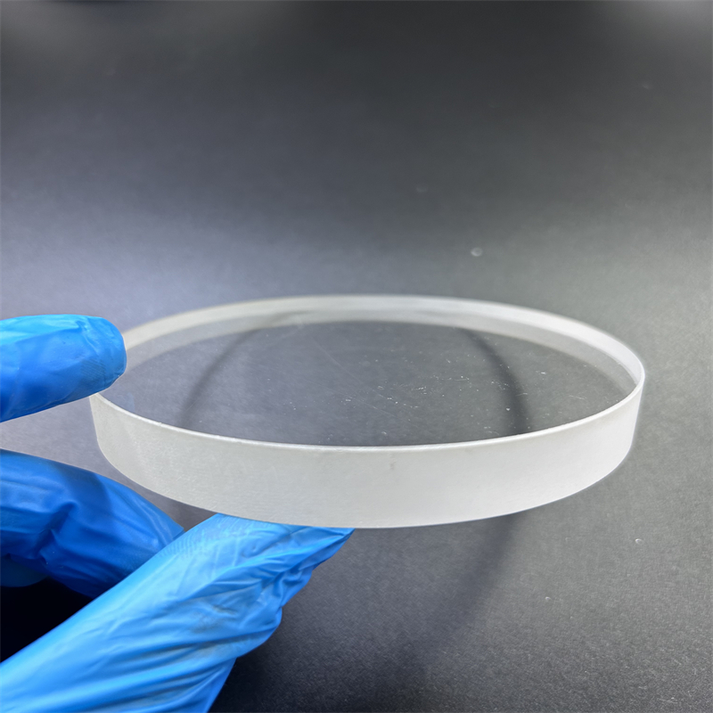 China Supplier High Temperature Transparent UV Quartz Glass Plate Polished Fused Quartz Disc Welding Cutting Optics 1100C Work