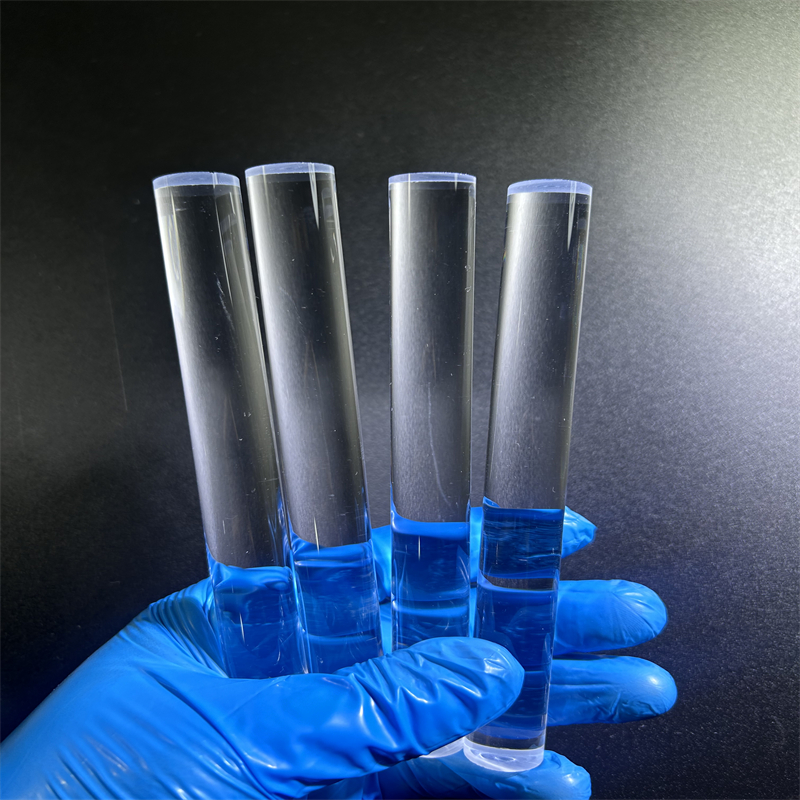 Custom Guitu Quartz GT Model High Purity Optical Quartz Light Guide Cylinder Rod 99.99% SiO2 for Optical/Semiconductor