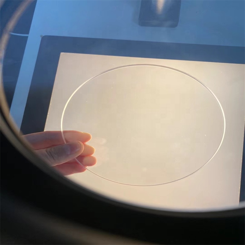 Custom Size Clear Fused Quartz Plate Premium Quality High Temperature Resistance (1100C) Glass Sheet for Optics Welding