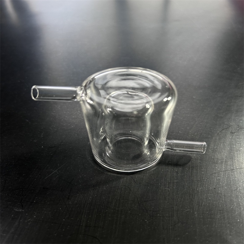 Custom Clear Laboratory High Temperature Twin Tube 99.99% Pure Quartz Glass Tube CVD Furnace Vacuum Bending Welding Services