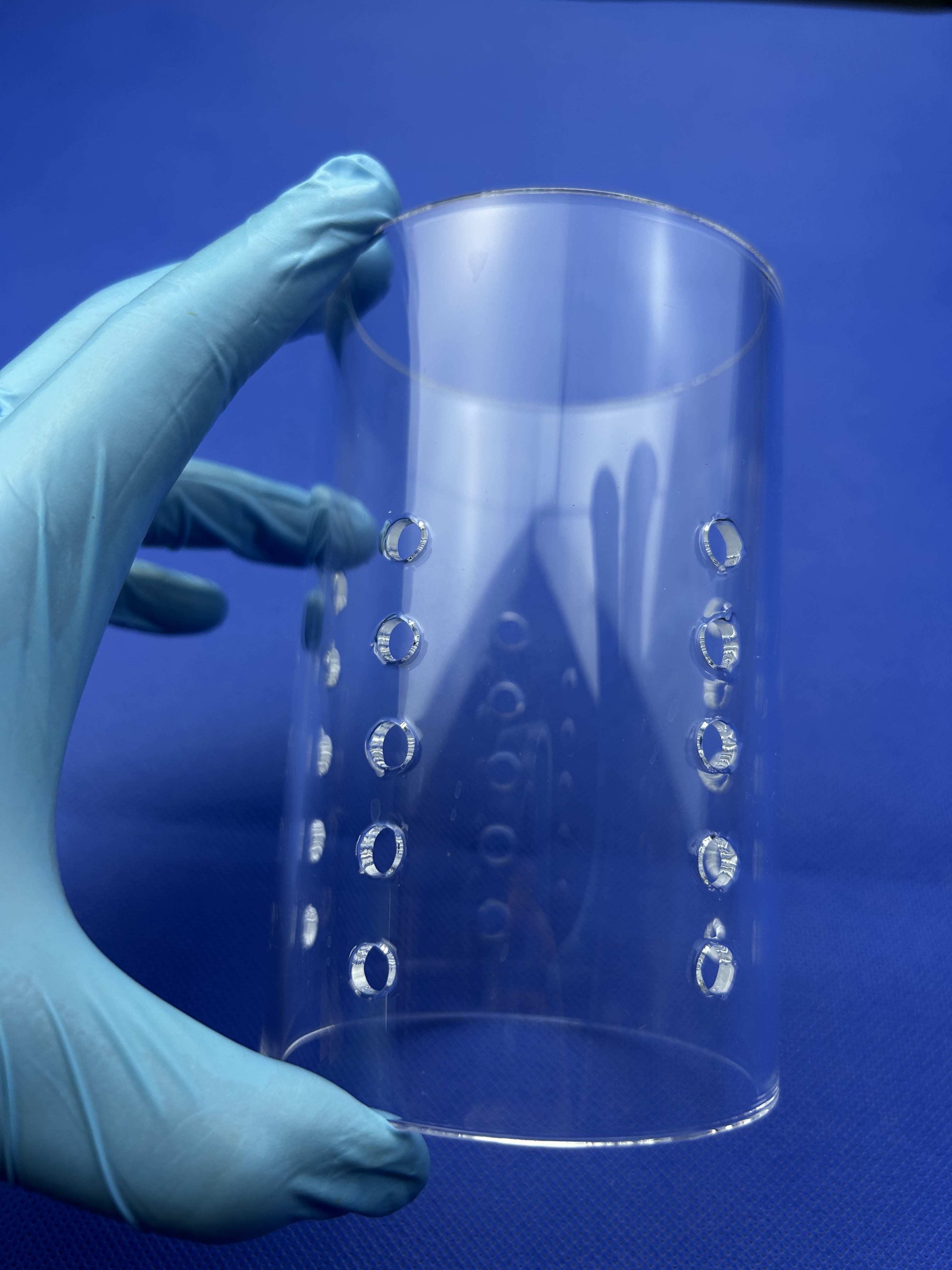 Polished Clear Quartz Twin Tube Ozone Free Heater Chemical Lab Equipment Semiconductor Furnace Tubes Welding Moulding Bending