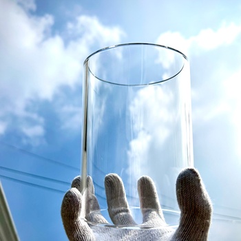 200-300mm Large Diameter Quartz Glass Twin Tube