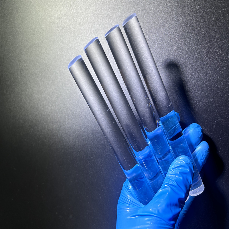 Custom Guitu Quartz GT Model High Purity Optical Quartz Light Guide Cylinder Rod 99.99% SiO2 for Optical/Semiconductor