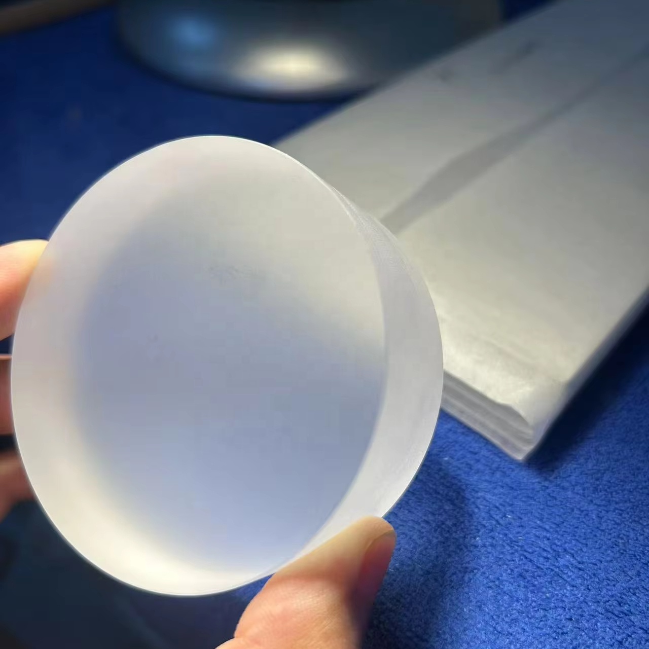 Frosted and Etched High Temperature Quartz Sheet