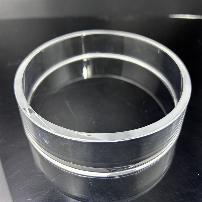 Customizable High Transparent Corrosion-resistant High Purity Fused Quartz Glass Bell Jar Semiconductor Applications Cutting
