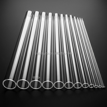 Custom High Purity Transparent Quartz Glass Twin Tube
