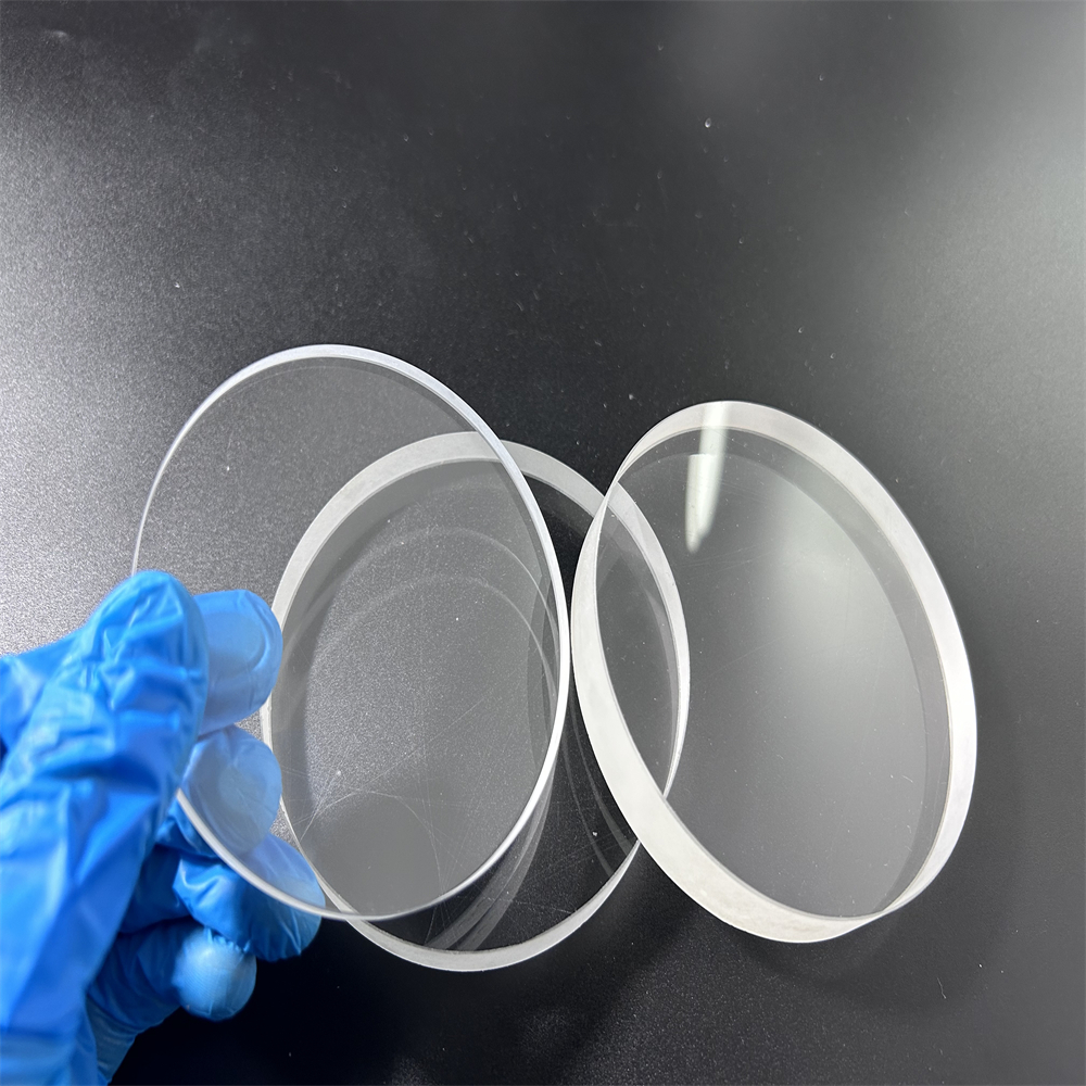 High Pressure Fused Silica Quartz Glass Wafer Transparent UV Sheet High Precision Cutting Custom Sizes Optical Welding