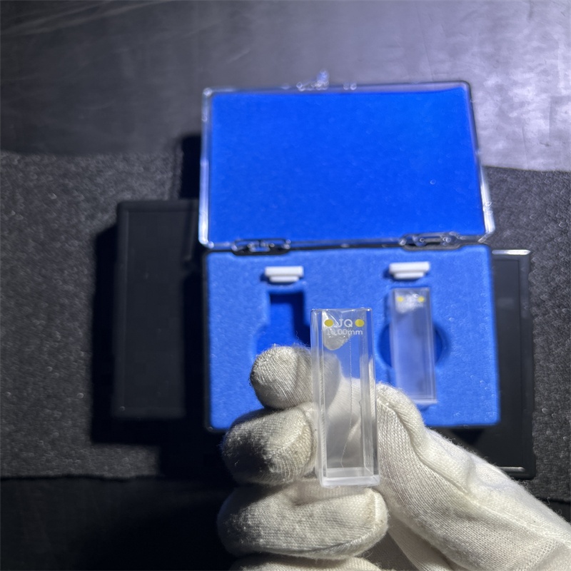 Quartz Glass Cuvette Flow Cell for Spectrophotometer